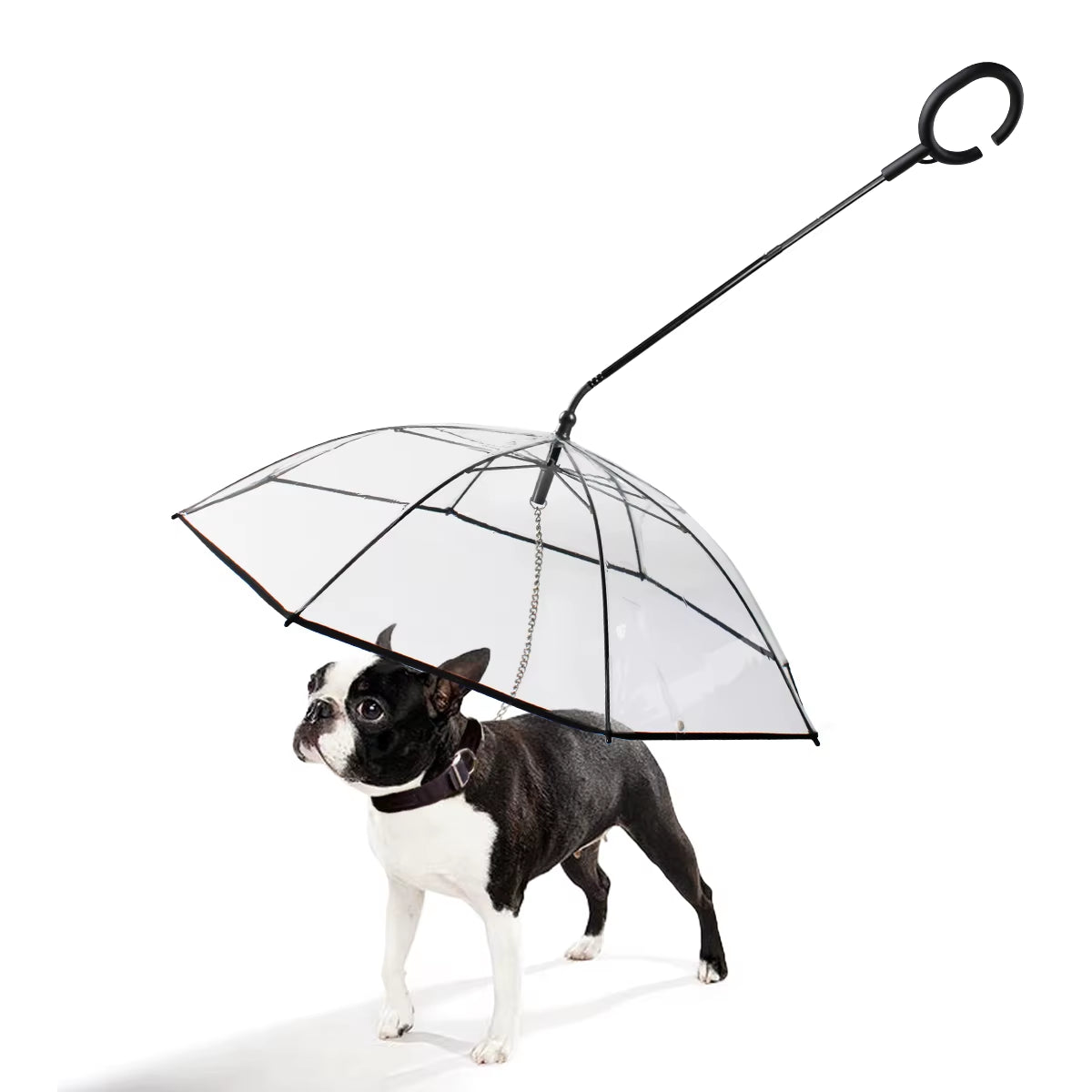 Revolutionary 2023 Pet Umbrella Leash: Rainproof and Snowproof Solution for Small Dogs - Adjustable and Steerable for Ultimate Comfort