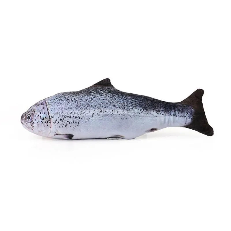 Plush Fish Scratcher Toy for Cats