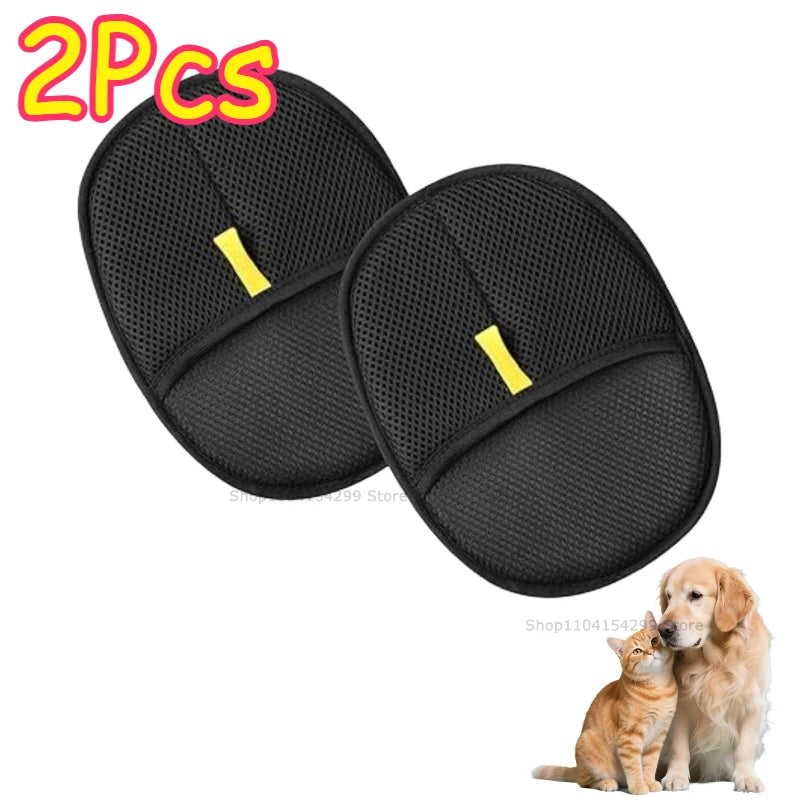Pet Hair Removal Grooming Gloves