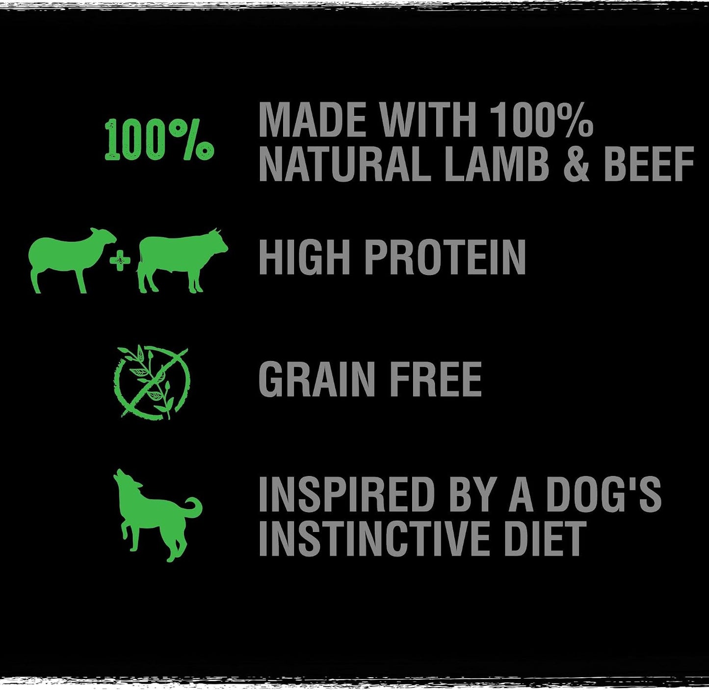Lamb & Beef 11.5 Kg Bag, Premium Adult Dry Dog Food with High Protein, Grain-Free