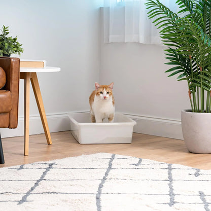Large Pearl FinishOpen Top Cat Litter Box