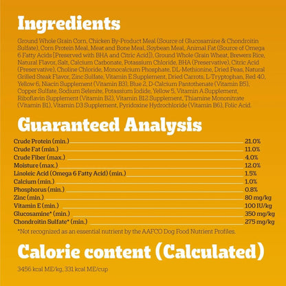 Pedigree Complete Nutrition Adult Small Dog Dry Food, Grilled Steak & Vegetable Flavor, 14 lb Bag