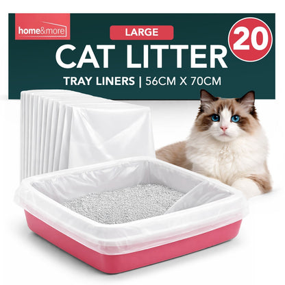 Extra Large Disposable Cat Litter Tray Liners 56X70Cm 