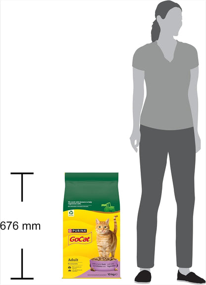 Adult Dry Cat Food Chicken and Duck 10Kg Pack
