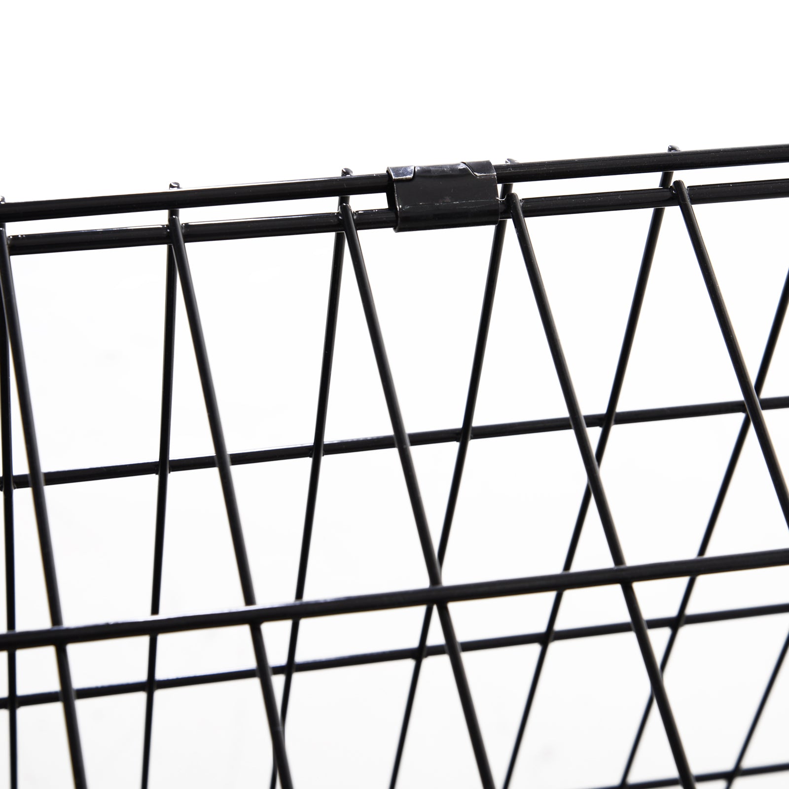 Metal Folding Dog Crate with Removable Tray - 78 x 47 x 55 cm