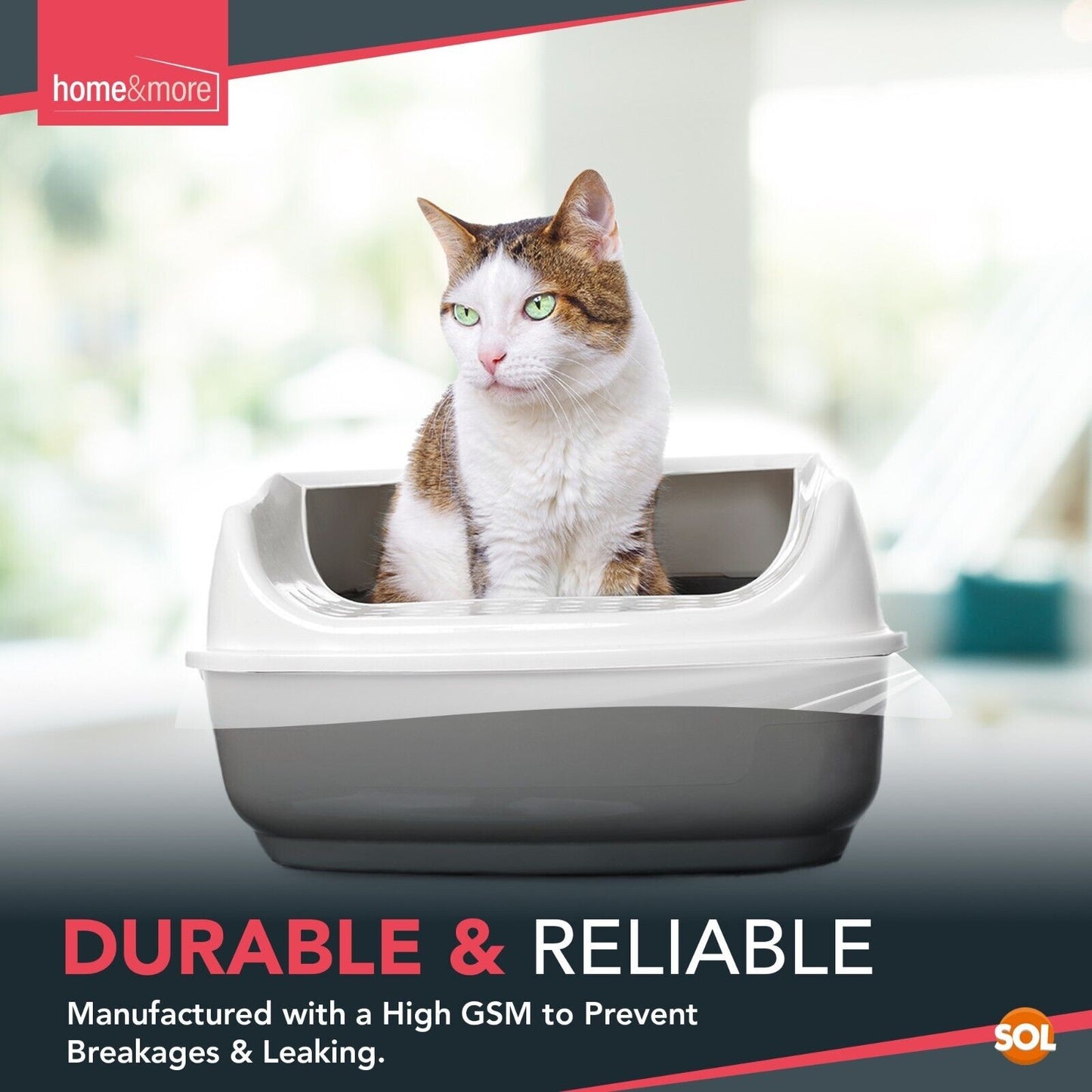 Extra Large Disposable Cat Litter Tray Liners 56X70Cm 