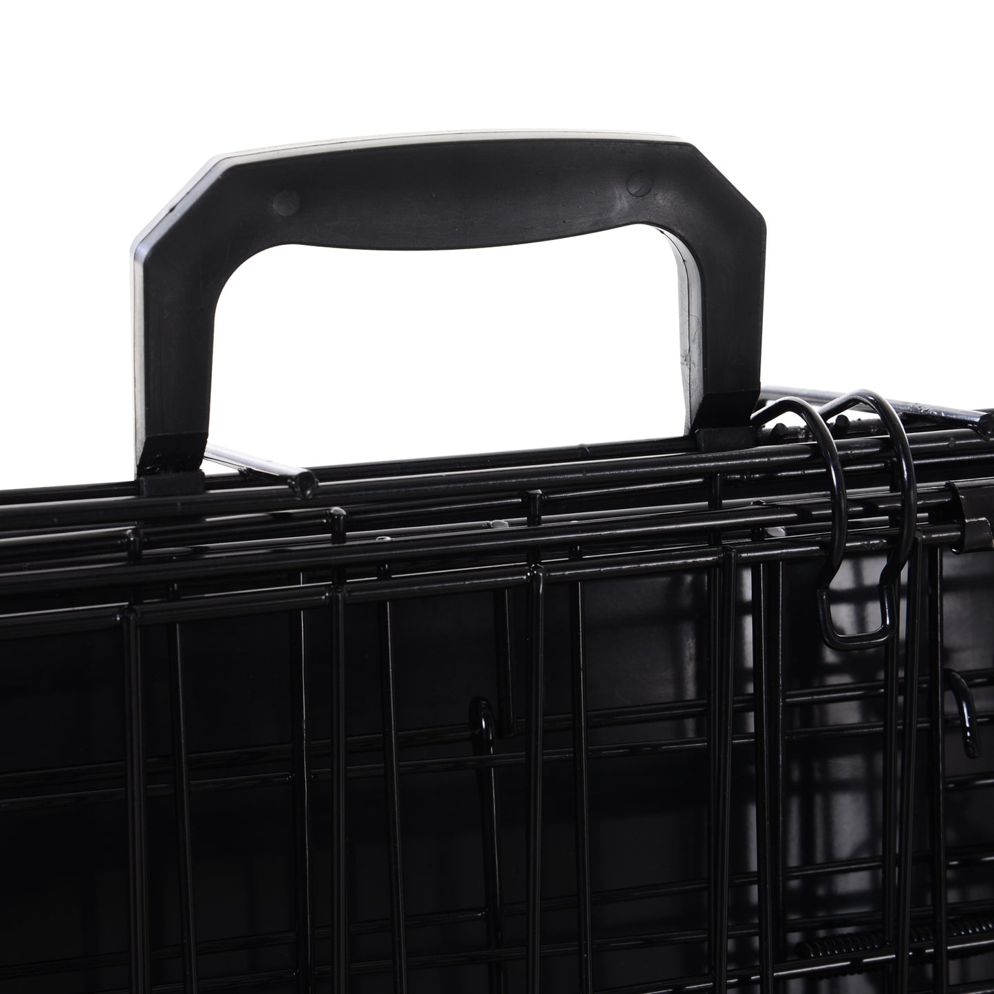 Metal Folding Dog Crate with Removable Tray - 78 x 47 x 55 cm