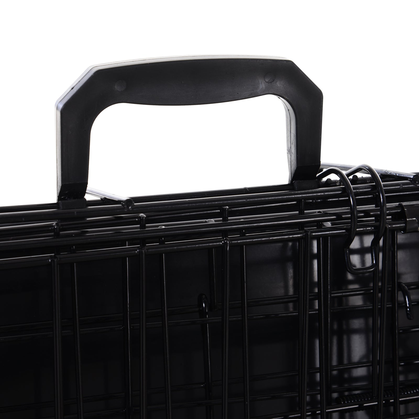 Metal Folding Dog Crate with Removable Tray - 78 x 47 x 55 cm