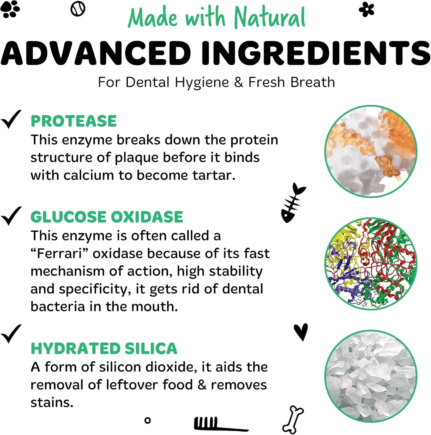 Dental Enzymatic Dog Toothpaste & Cat Toothpaste for Dog Teeth Cleaning, Dog Breath Freshener, Dog Plaque Remover & Tartar for Pets Use with Our Dog Toothbrush & Cat Toothbrush (Liver 75G)