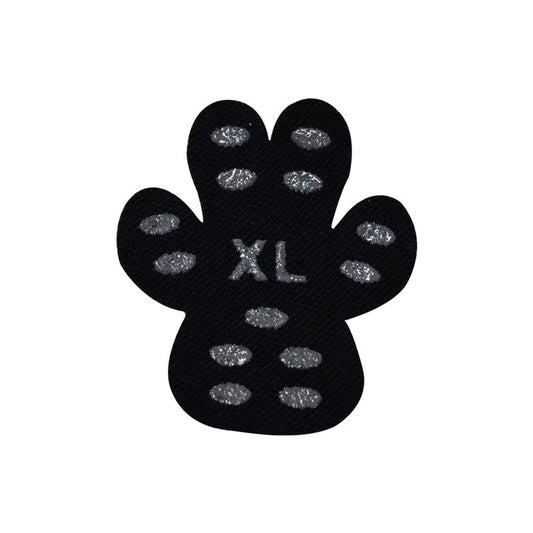 Black Anti-Slip Paw Protectors for Dogs - Disposable Self-Adhesive Booties and Socks Replacement