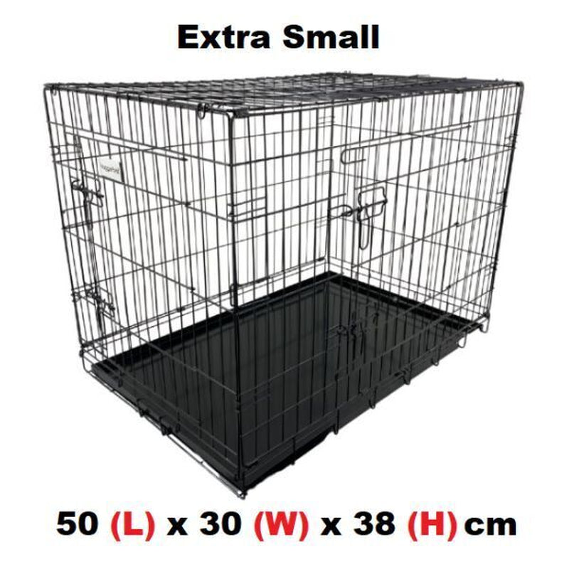 Metal Dog Crate for Puppy Training - Available in Small, Medium, Large, XL, and XXL Sizes