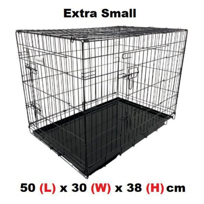 Metal Dog Crate for Puppy Training - Available in Small, Medium, Large, XL, and XXL Sizes