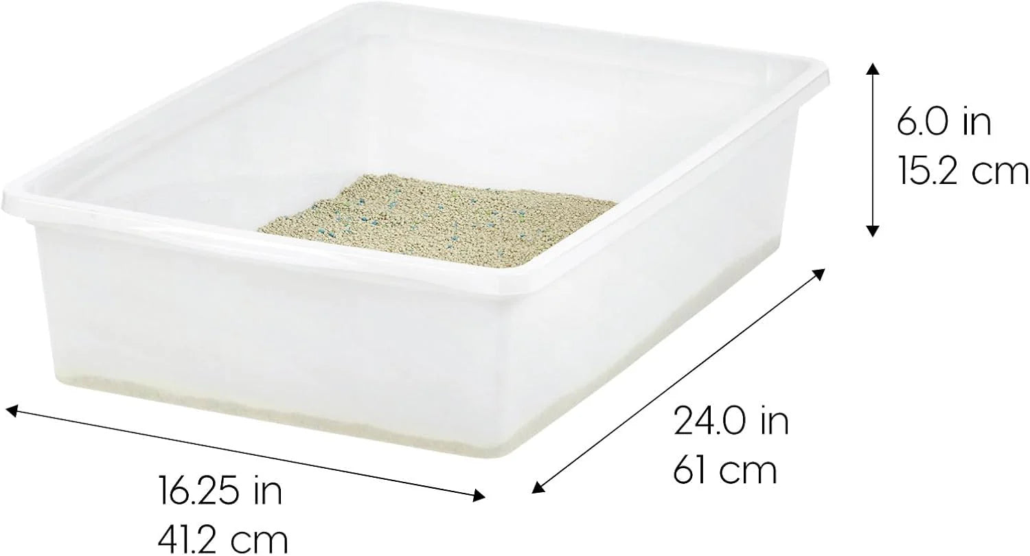 Large Pearl FinishOpen Top Cat Litter Box