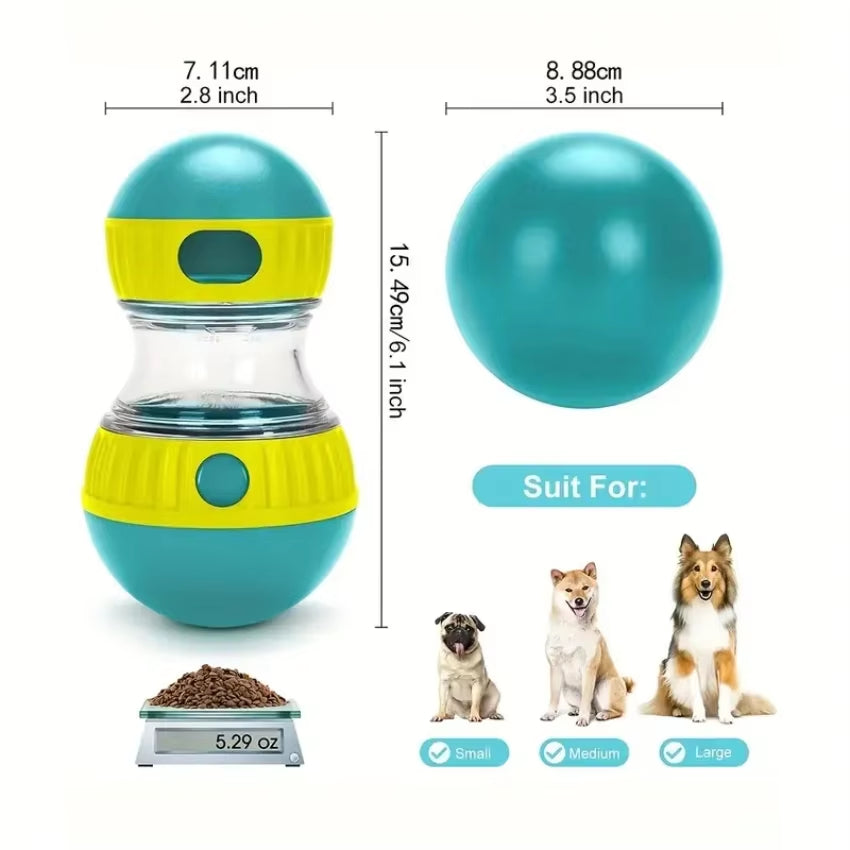 Interactive Dog Snack Dispenser Toy - Versatile Slow Feeder for Healthy and Engaging Eating Experience