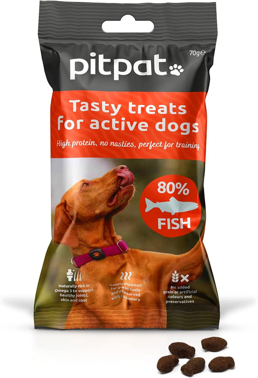 Dog Training Treats - Grain Free - Responsibly Sourced - Made in UK | Responsibly Sourced Fish, Naturally Grain Free, High Value, Soft Treats, for Large and Small Dogs, Made in UK