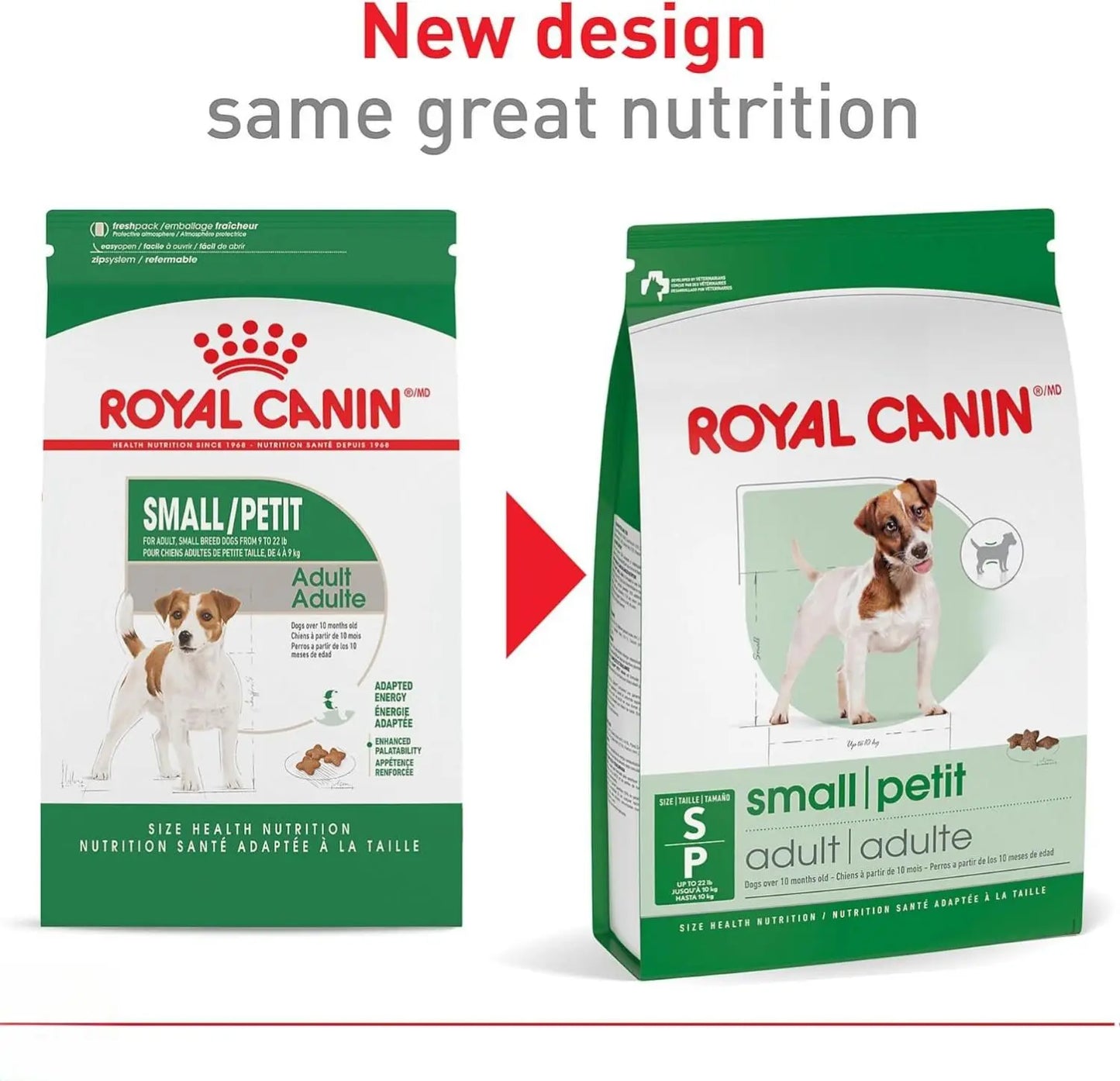 Royal Canin Size Health Nutrition Small Breed Adult Dry Dog Food, 4 lb