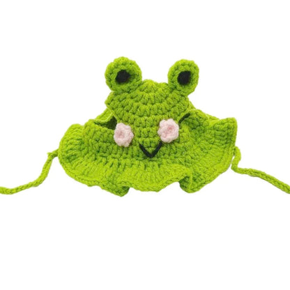 Knitted Pet Hat with Elastic Fit