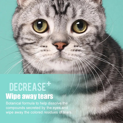 Tear Stain Wet Wipes for Pets