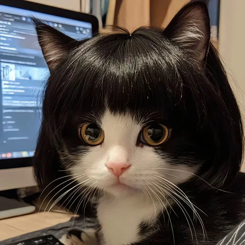 Costume Wig for Cats & Dogs - We Wuv Pets