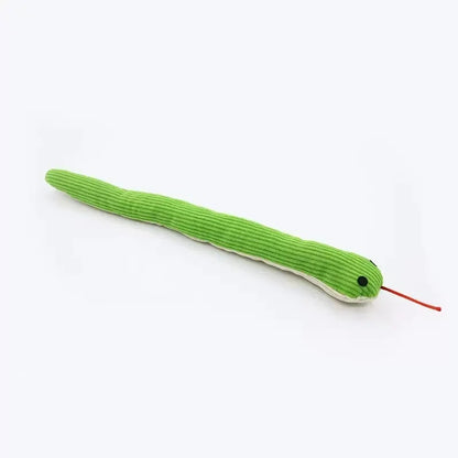 Snake-Shape Plush Cat Toy