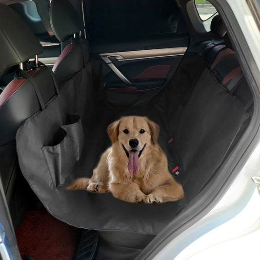 Waterproof Dog Car Seat Cover with Storage Pocket - We Wuv Pets