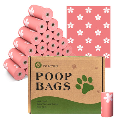 Scented Dog Poop Bags with Dispenser