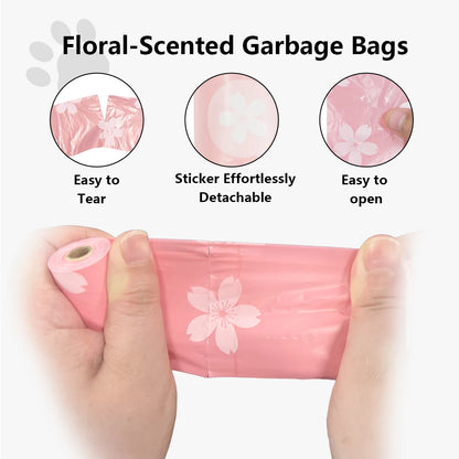 Scented Dog Poop Bags with Dispenser