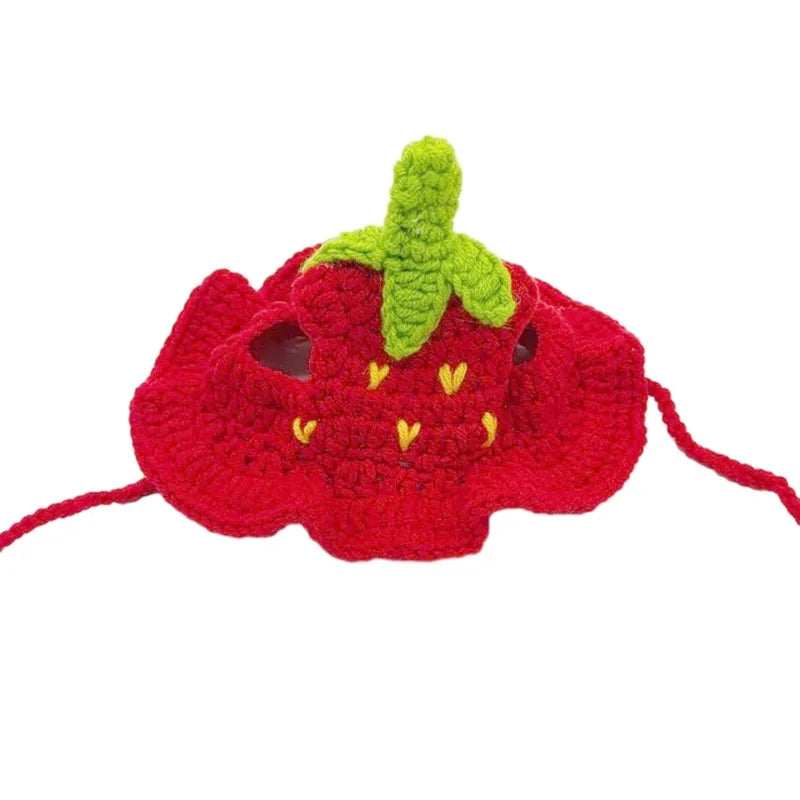 Knitted Pet Hat with Elastic Fit