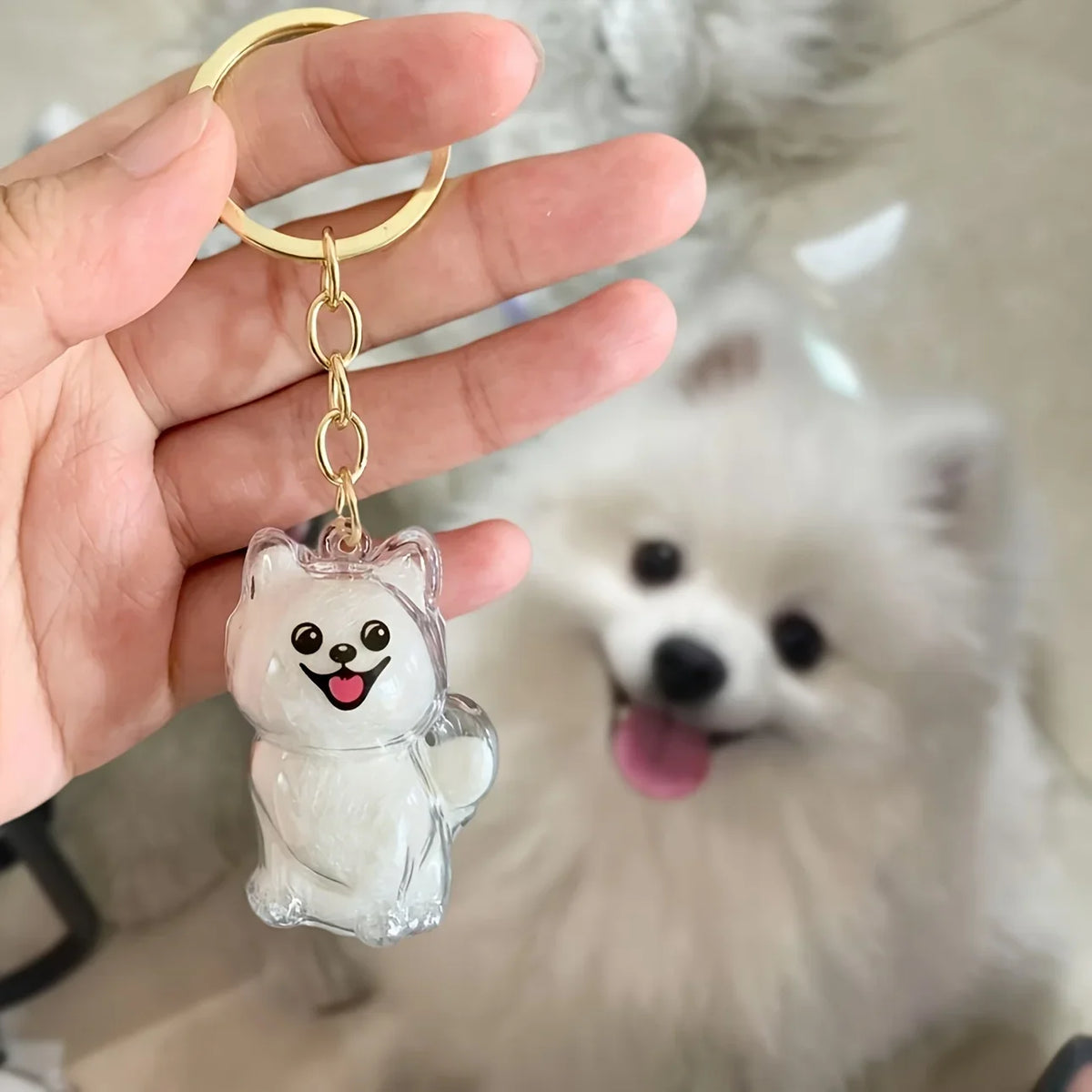 Pet Hair Keepsake Pendant Keychain - We Wuv Pets
