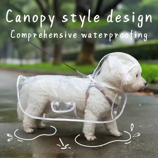 Waterproof Dog Raincoat with Hood - We Wuv Pets