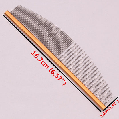 Aluminium Alloy Pet Grooming Comb