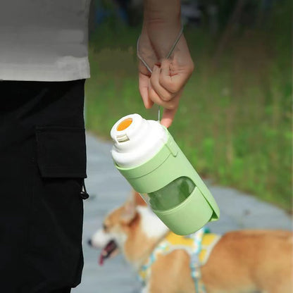 Portable Pet Water Bottle & Feeder