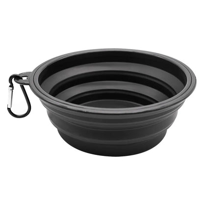 Folding Travel Dog Feeder Bowl