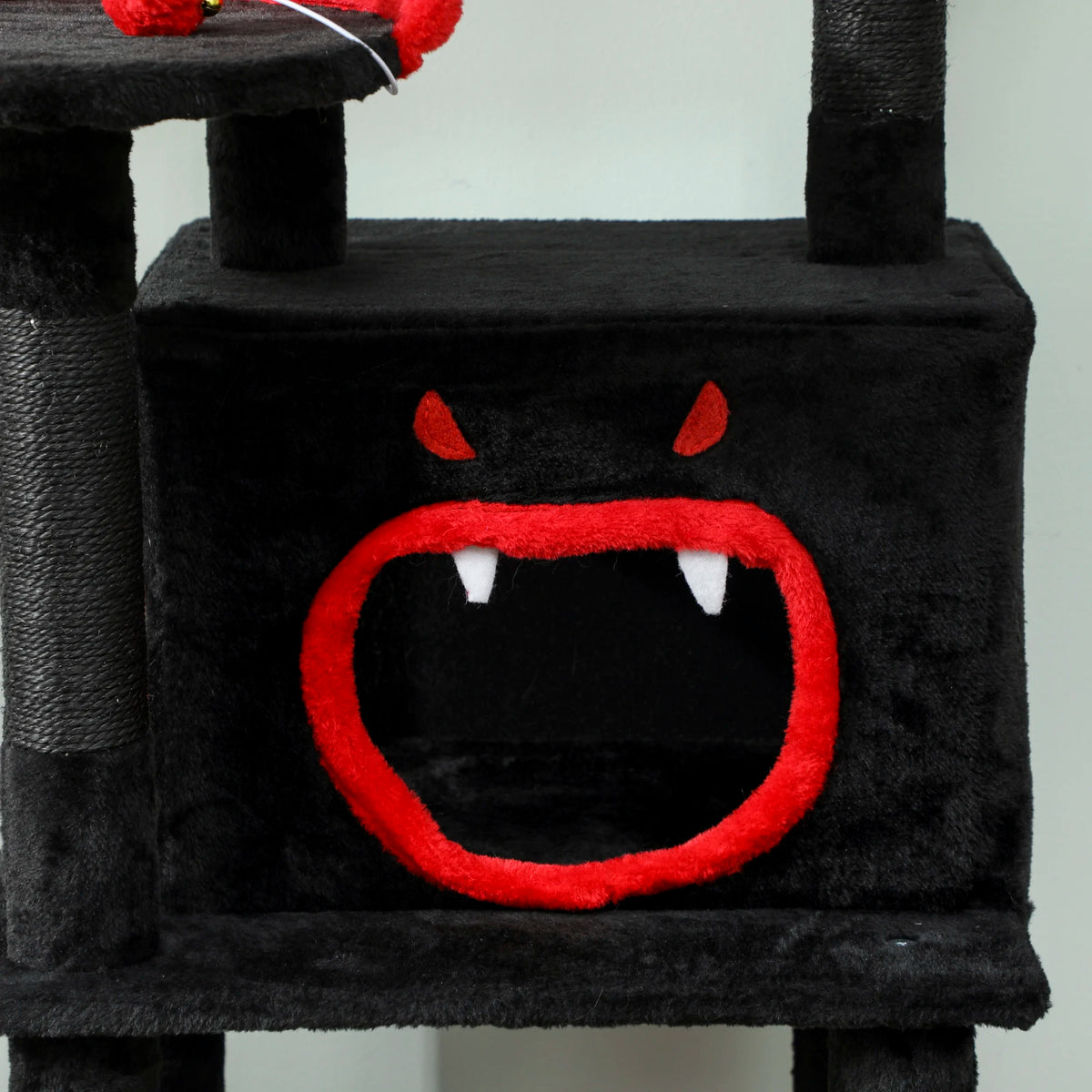 Gothic Cat Tree with Coffin Bed, 152cm - We Wuv Pets