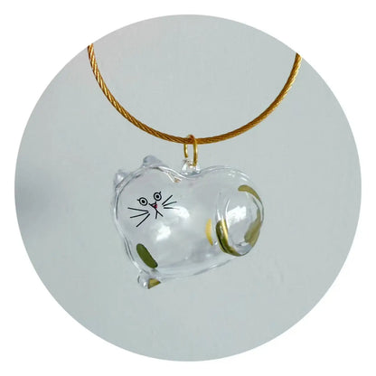 Pet Hair Keepsake Pendant Keychain