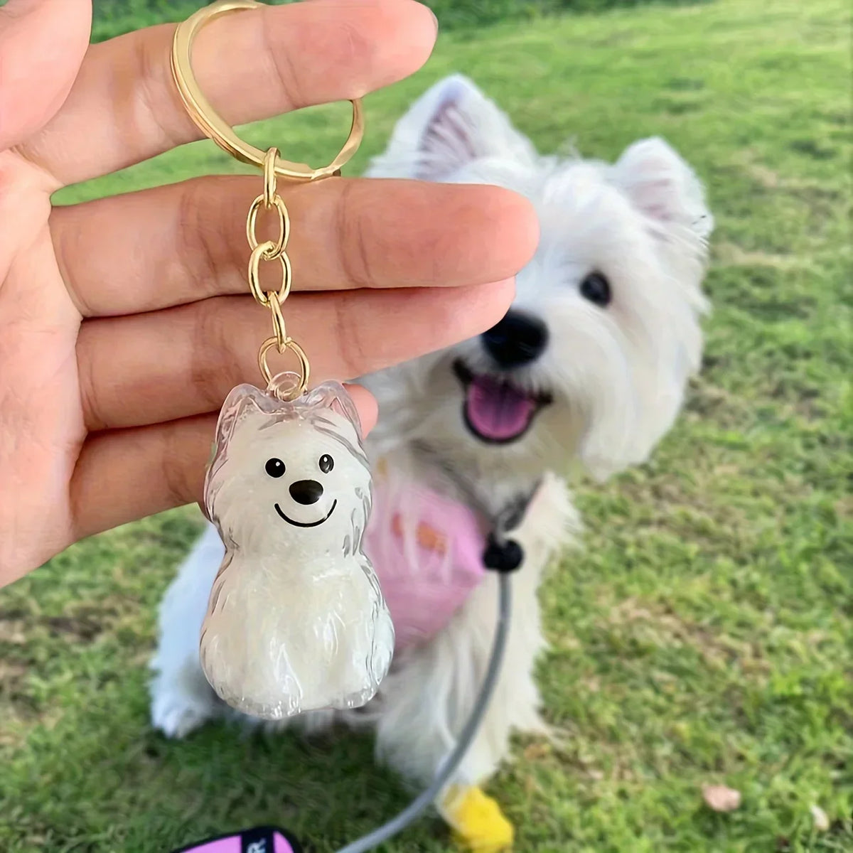 Pet Hair Keepsake Pendant Keychain - We Wuv Pets