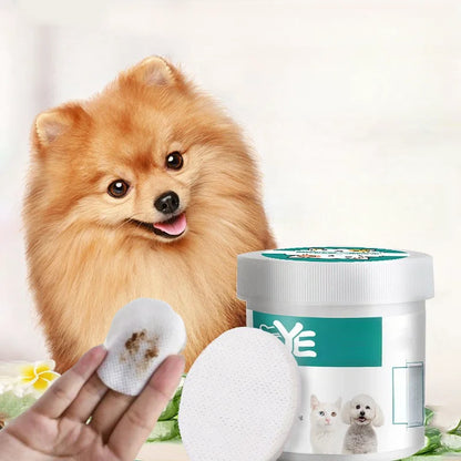 Tear Stain Wet Wipes for Pets