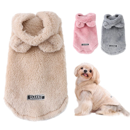 Fleece Hoodie for Small Dogs
