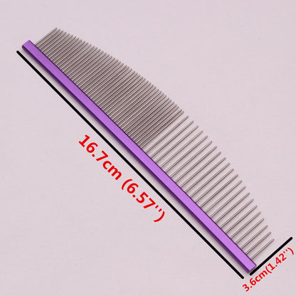 Aluminium Alloy Pet Grooming Comb