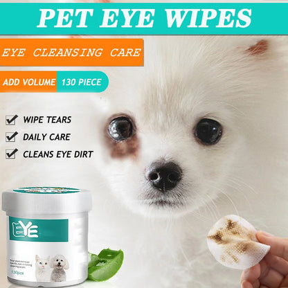 Tear Stain Wet Wipes for Pets