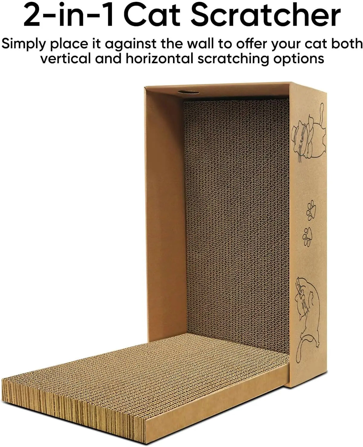 Cardboard Cat Scratcher Pads, 5 Pack - We Wuv Pets
