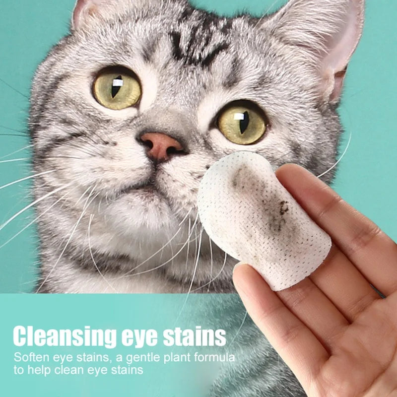 Tear Stain Wet Wipes for Pets