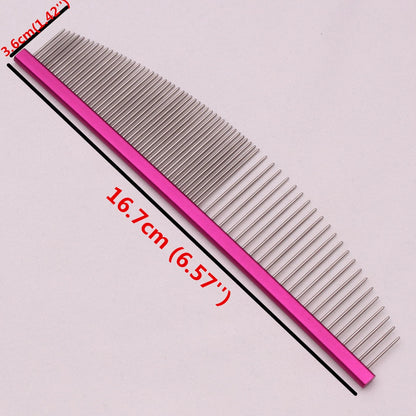 Aluminium Alloy Pet Grooming Comb