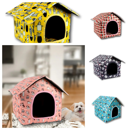 Foldable Outdoor Cat House - We Wuv Pets