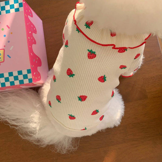 Ruffle Collar Dog Vest - We Wuv Pets