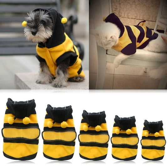 Bee Costume Hoodie for Dogs & Cats - We Wuv Pets