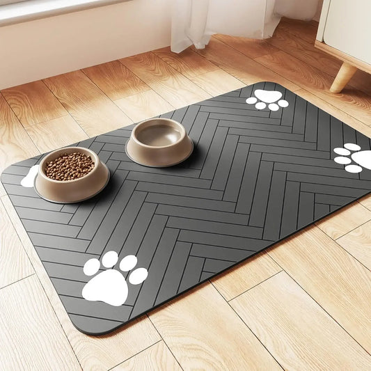 Absorbent Pet Feeding Mat - We Wuv Pets