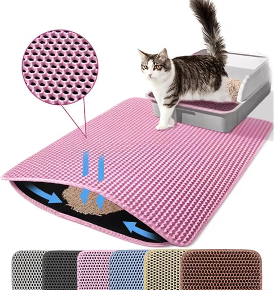 Non-Slip Cat Litter Mat - We Wuv Pets