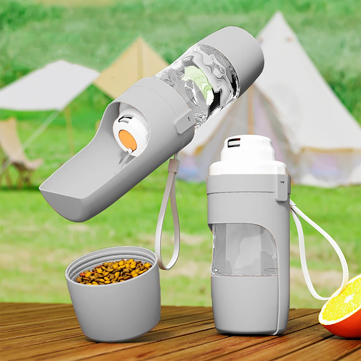 Portable Pet Water Bottle & Feeder