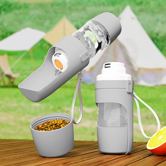 Portable Pet Water Bottle & Feeder - We Wuv Pets